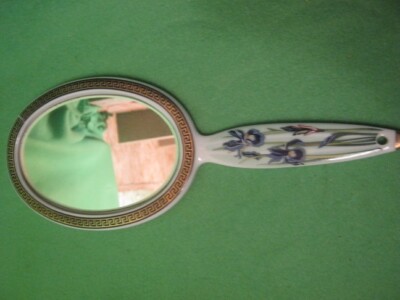 Hand Porzellan Spiegel Flora Vanitas  Versace von Rosenthal