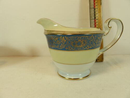 Noritake Vornay Blue 4794 Creamer Covered Sugar Bowl 1948 EUC - Picture 2 of 12