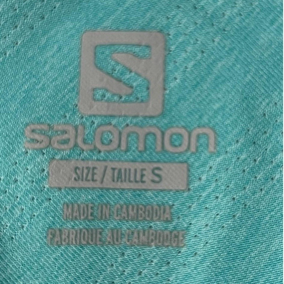 Salomon T Shirt Donna Piccola Meadowbrook Verde Freccia Spezzata Skyrace Performance