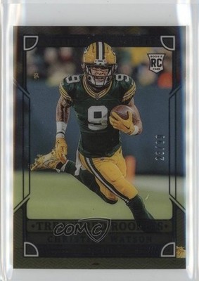 2022 Panini National Treasures Treasured Rookies 23/99 Christian Watson RC 7px