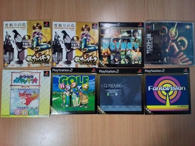 SET/LOT PS1/PS2 8x: Sony PlayStation 1 & 2 Taikenban Game Demo Discs