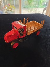 1918 Licensed Mack AC Bulldog Flatbed Truck 1:32 Diecast Texaco Ertl Vintage