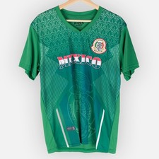 Rass Sport Mexico Soccer Jersey Green Viva Mexico Graphic Shirt Size L/XL