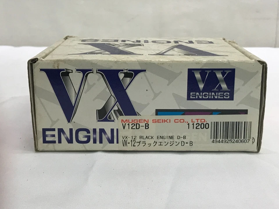 Mugen Seiki V12D-B Black Engine Drum Carb Blue RC Car Used Kit - Image 3 of 4