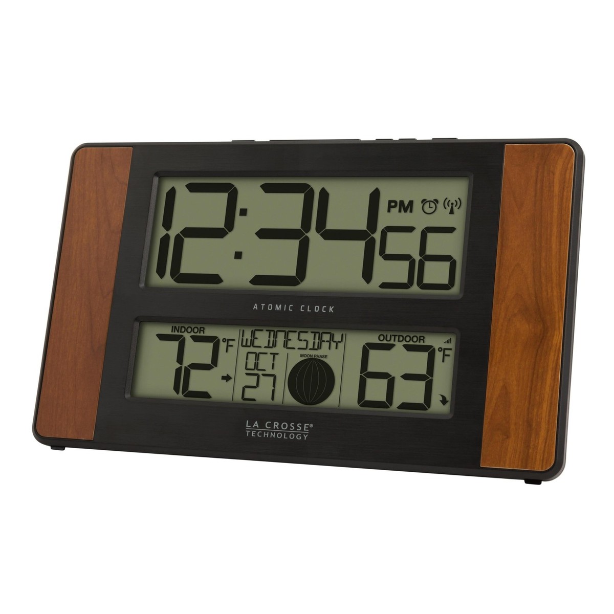 La Crosse Technology 513-1417CH-INT Atomic Digital Clock with