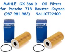 BUNDLE!  (2) ORIGINAL  MAHLE OX 366 D Oil Fil...