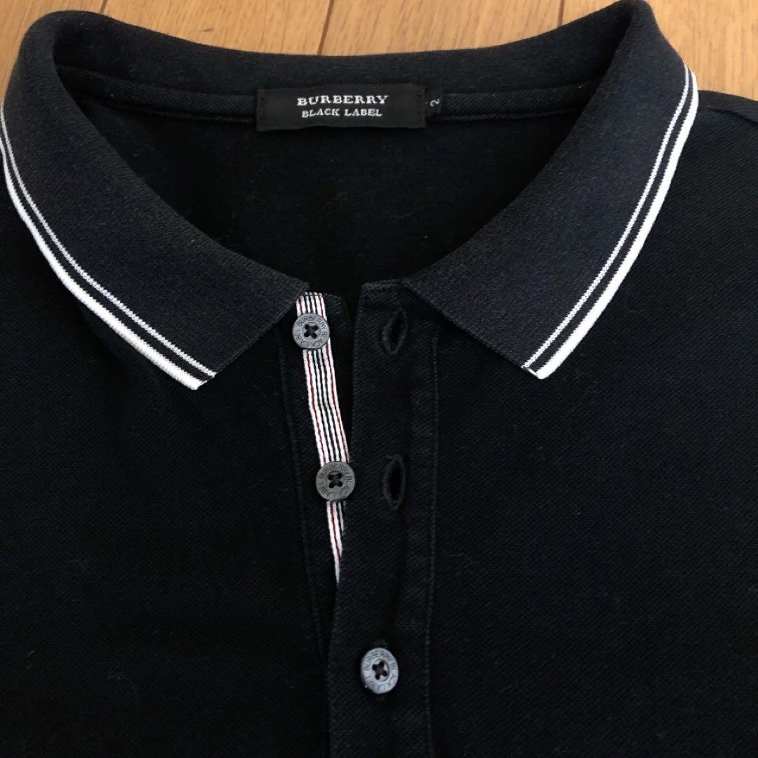 トップス Burberry black nova check polo shirt Burberry London Polo Shirt Mens L Nova Check Cotton Pique