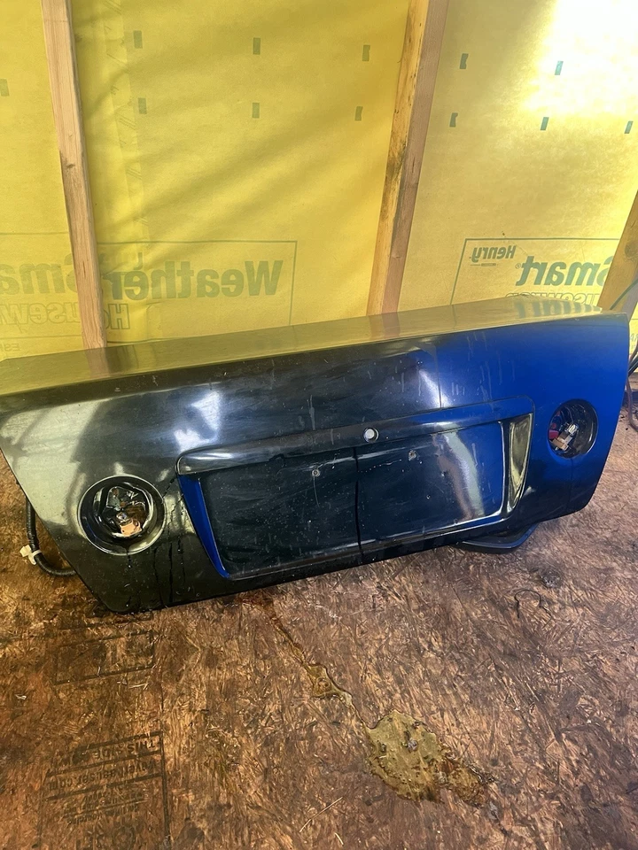 Painel traseiro Lexus IS300 SEDAN porta-malas tampa deck preto compatível 2001-2005 01 02 03 - Imagem 2 de 3