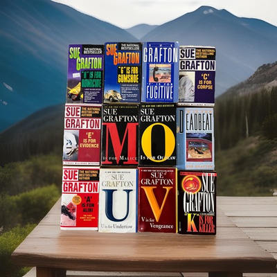 #ad Lot Of 12 Mixed Alphabet By Sue Grafton C Is For Corpse O For Outlaw $32.99