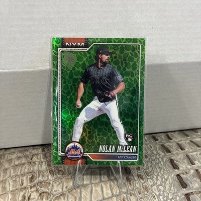 2026 Topps Series 1 Baseball Tin Exclusive Holiday Green Nolan McLean #214