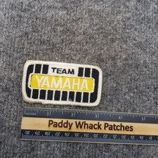 Vintage Team Yamaha Patch Motorcycle Racing ATV Stained AC0