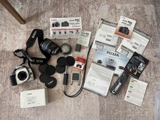 Canon EOS Rebel XTi / EOS 400D DSLR Camera Kit w/ 18 55mm Lens, Angle Finder, Ma