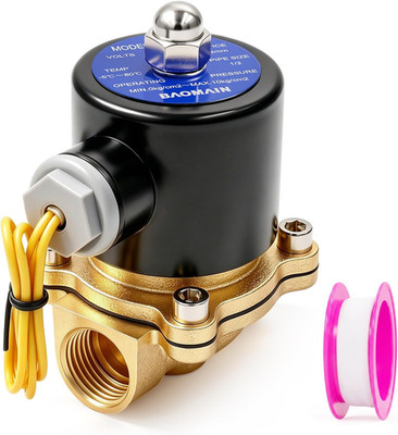Brass Electric Solenoid Valve 1/2 Inch AC 110V Normally Closed DN15 Copper Coil