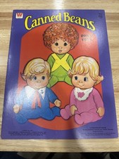 1977 Whitman "Canned Beans Paper Dolls" Uncut Book