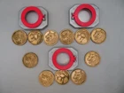 Vintage 1995 Mighty Morphin Power Rangers Belt Buckle & Coins 3 sets & more (x)