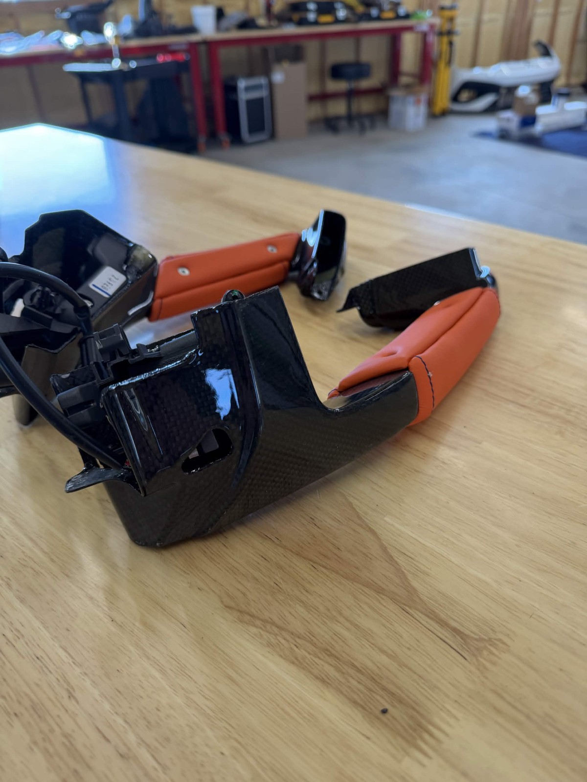 Ferrari F8 Door release handle Orange