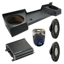 07-13 Chevy Silverado Ext Cab Truck Harmony F124 Dual 12 Rhino Sub Box & CXA8001