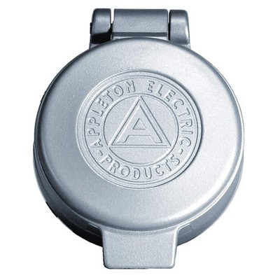 APPLETON ELECTRIC PTSC60B Recp Spring Cover,For Apltn Recp,Slv 11Y440
