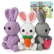 Crochet Kit for Beginners, Crochet Kit with Step-by-Step Video Tutorials, Cro...