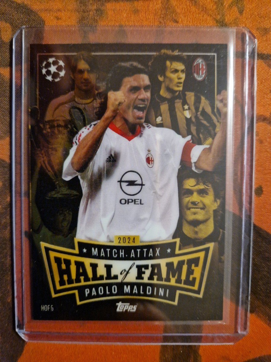 Paolo Maldini HALL of FAME Chrome Topps Match Attax 2024-25 #HOF 5