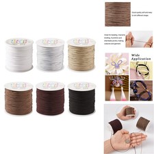 Eee Elecrelive 600 Yards Braided Nylon Cord 0.8Mm Nylon String For Bracelets 6