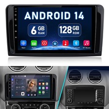 Android 14 Autoradio F&uuml;r Mercedes Benz ML/GL Klasse W164 X164 GPS Navi RDS WIFI