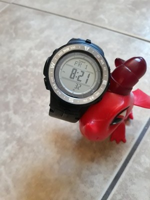 Casio PRO TREK PRG-330  Tough Solar Digital Wristwatch Compass Altimeter Black