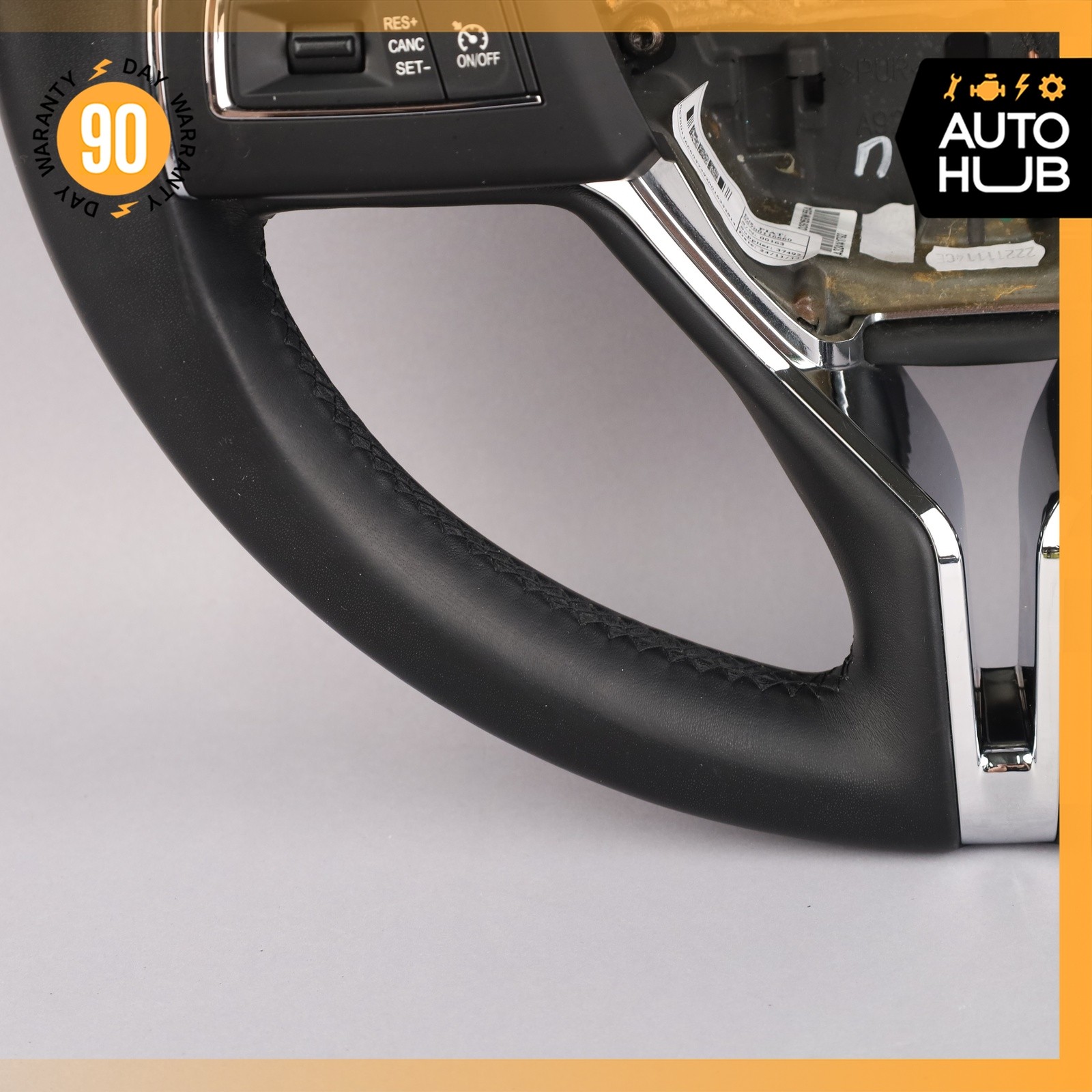14-20 Maserati Quattroporte SQ4 M156 Ghibli M157 Steering Wheel Black OEM