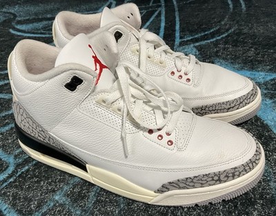 Size 11.5 - Jordan 3 Retro Mid White Cement Reimagined - Worn No Original Box