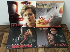 4 Erotic Thriller Laserdiscs   9  Weeks Dream Lover Guilty as Sin Dance w/ Death