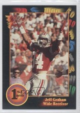 1991 Wild Card Draft Jeff Graham #89 Rookie RC 0a0. rookie card picture