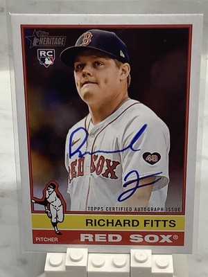 2025 Topps Heritage - Real One Autographs Richard Fitts #ROA-RFI (AU, RC)