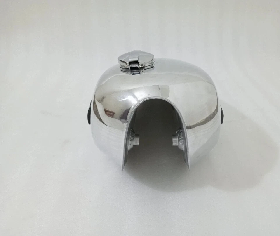 Yamaha XS650 XS 650 1983 aleación de aluminio pulido combustible gasolina tanque de gasolina + tapa Foto 4 de 4