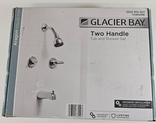 Glacier Bay Aragon Two Handle Tub and Shower Set Chrome HD833X-0001 New