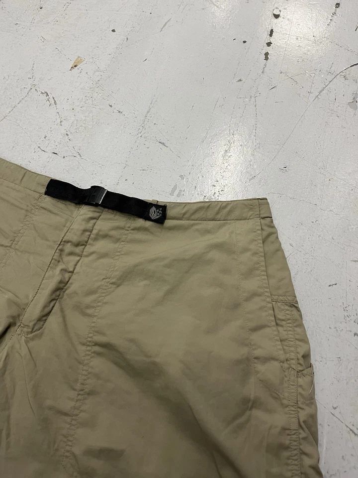 Shorts Mountain Hardwear Masculino XL Marrom Chino Cinto Caminhadas ao Ar Livre Gorpcore - Imagem 3 de 4