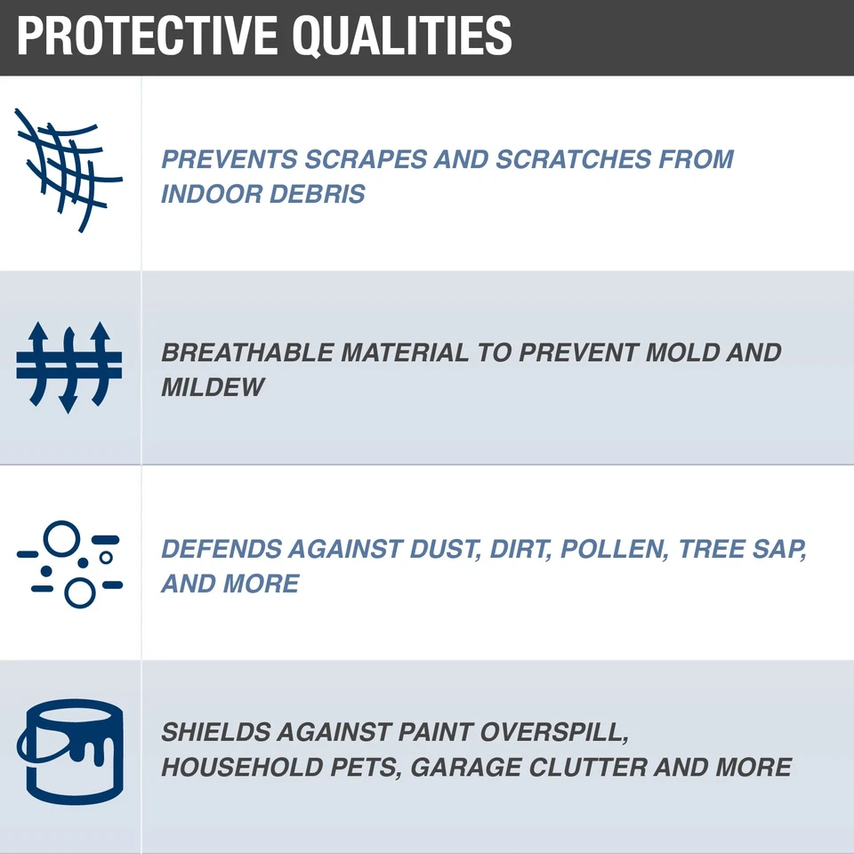 Indoor Stretch Car Cover Fits Chevrolet Caprice 1978|UV Protect |Breathable Foto 2 de 4