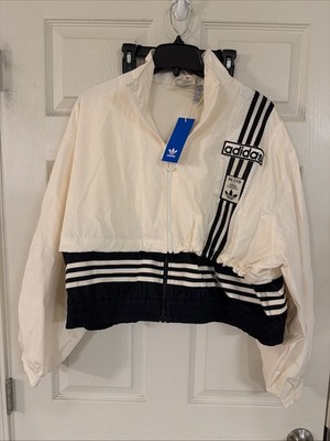 adidas Adibreak Woven 2 in 1Track Top Women's Casual Jacket XL  Cropped 