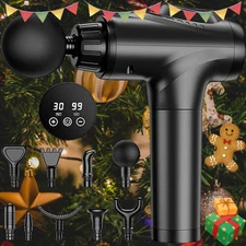 Powerful Massage Gun​,Handheld Muscle Massager,Multi-speed Levels,Christmas Gift