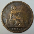 1861 Victoria Penny — photo from another recent sale
