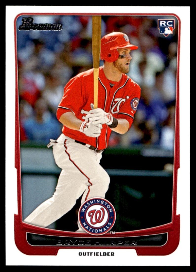 2012 Bowman Draft Picks & Prospects Bryce Harper Rookie Nationals #10 C07