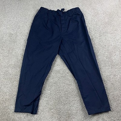Alex Mill Pants Mens Medium Blue Pull on Chino Button Fly Ankle Drawstring