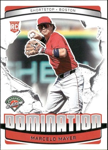 2025 Panini Edition Holo Prospect Ticket Red #158 Aroon Escobar 