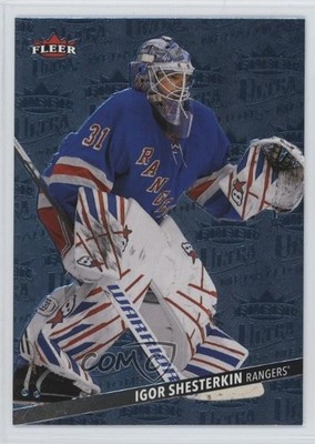 2025 Upper Deck Fleer Ultra Medallions Platinum /100 Igor Shesterkin #M-4 1t1h