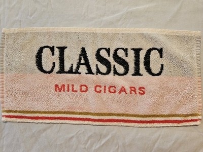 Vintage Castella ''Classic Mild Cigars'' Bar Towel, 16'' × 8''