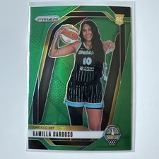 2024 Panini Prizm WNBA Kamilla Cardoso Variation Green Prizm #149 Rookie RC SP