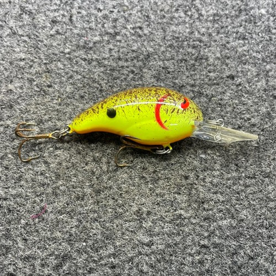 #ad #ad Pre Pradco Bandit 200 Series Vintage Crankbait Mustad 43C Brown Splatter 243C $9.59