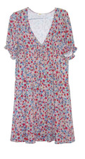 Boden Floral Fit and Flare Dress Sz. 12P Stretch Stretch Vicose Elastane Cottage