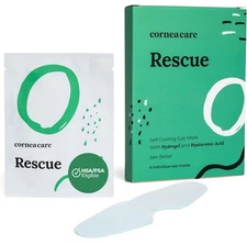CorneaCare Rescue Hydrogel Self Cooling Compress | 6 Individual Cold Eye Masks
