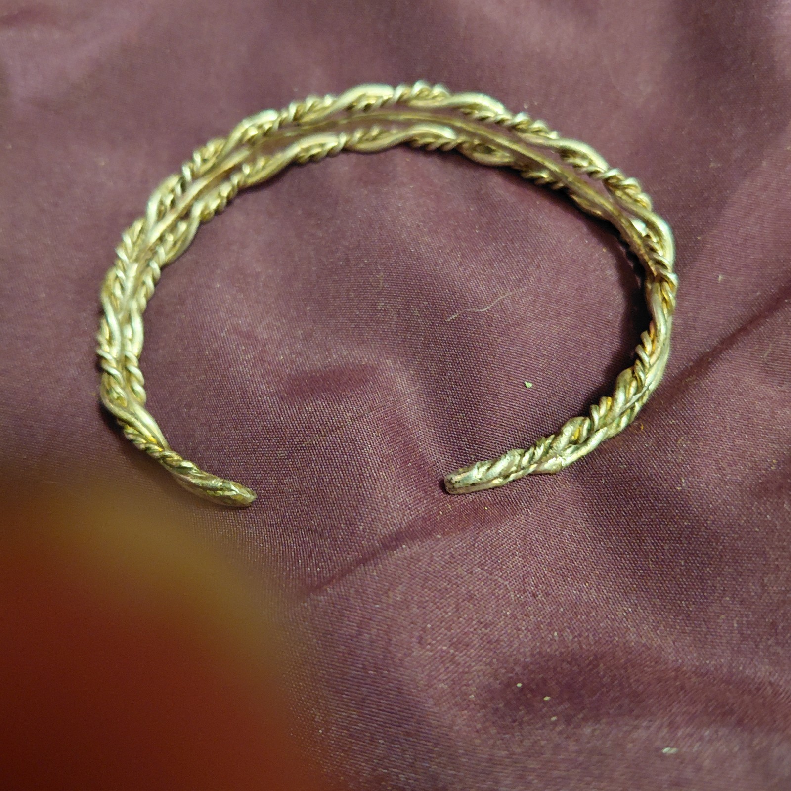 Sterling Silver Detailed Stackable Cuff Bracelet - image 5