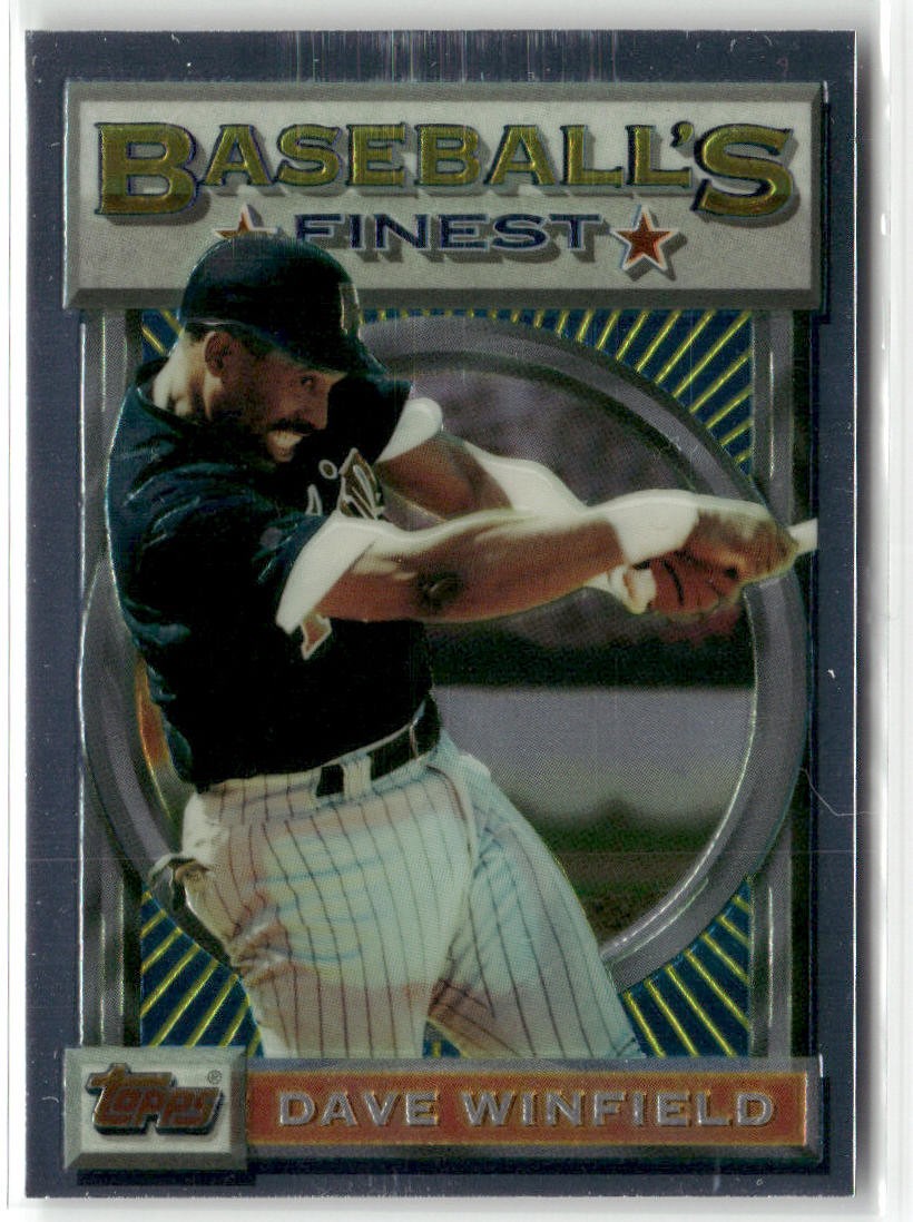 1993 Topps Finest Dave Winfield #162 EX
